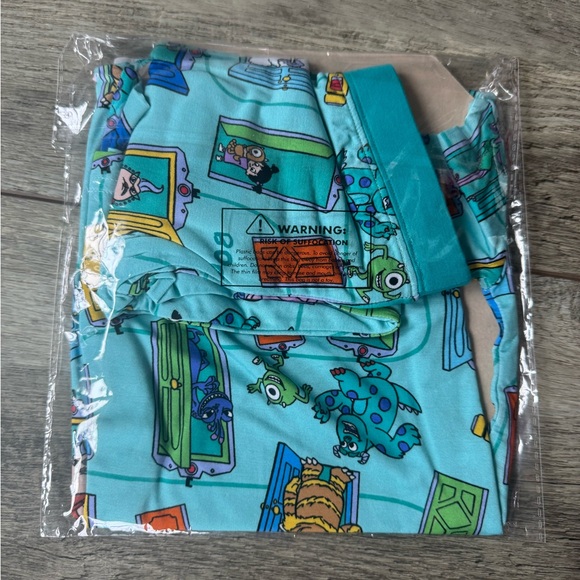 Disney Monsters Inc Little Sleepies Pixar Scream Team Two-Piece Pajama Set NEW - Picture 2 of 5